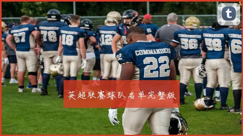 英超联赛球队名单完整版